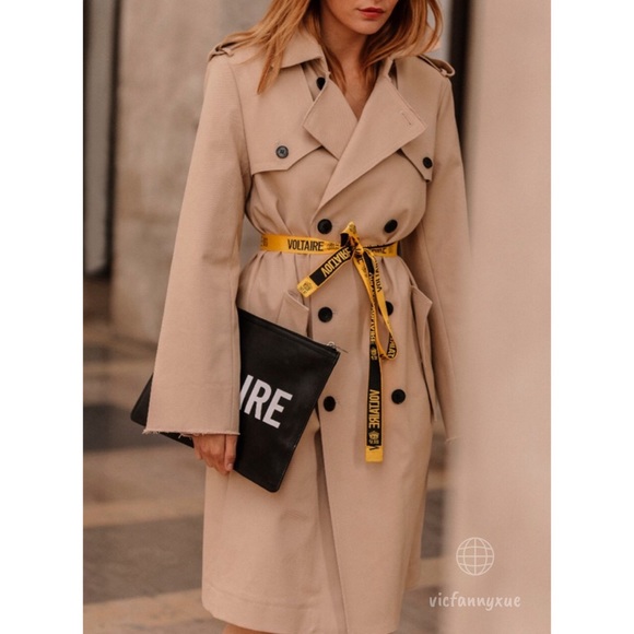 Zadig Voltaire Mia Trench Coat Xs 